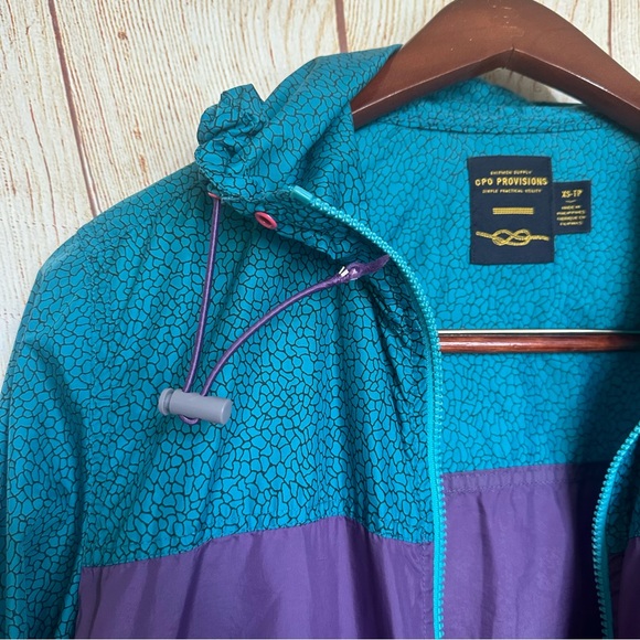 CPO Provisions XS Purple Teal Lightweight Jacket - Picture 5 of 7